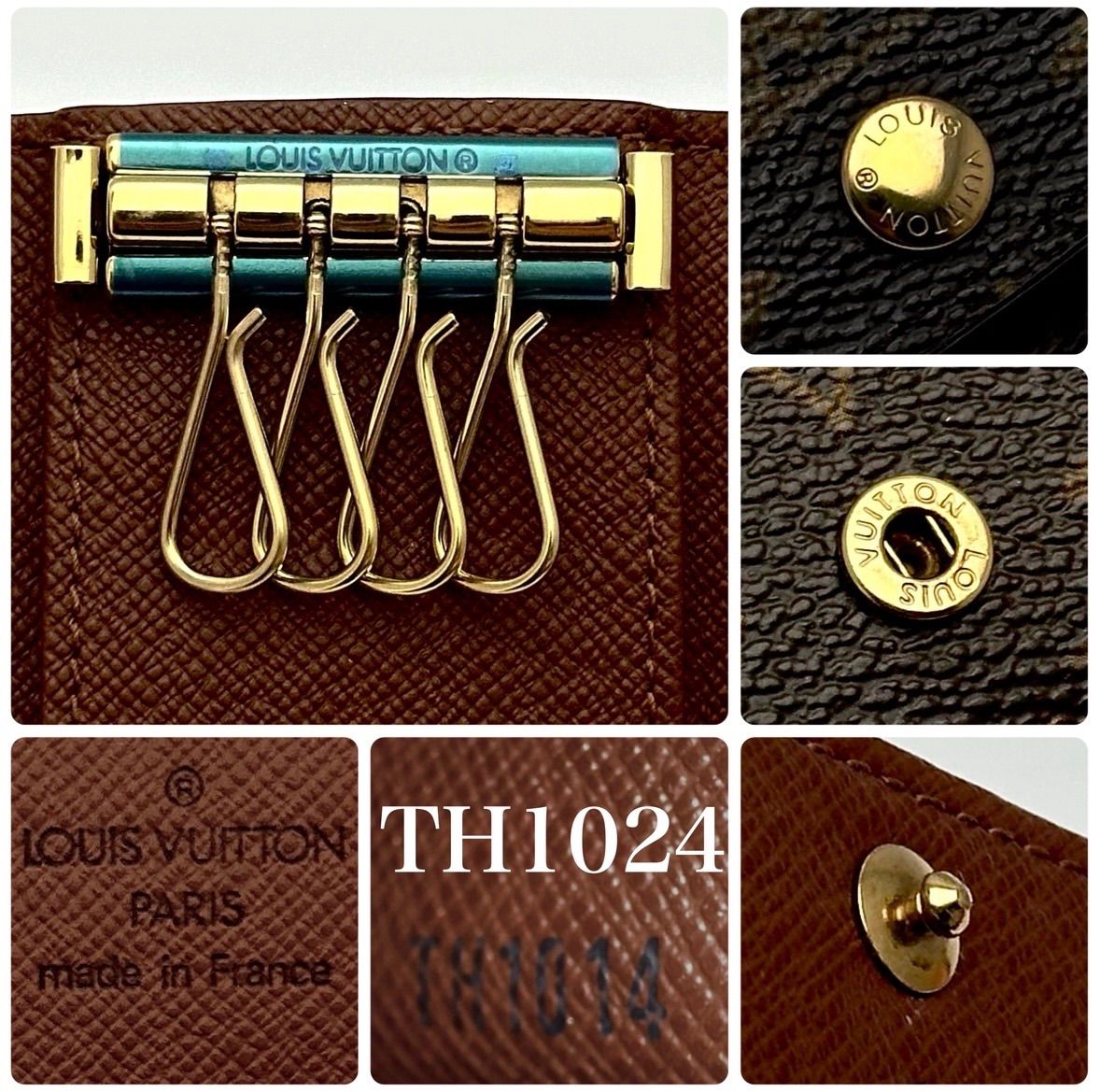 ルイヴィトン LOUIS VUITTON キーケース 4連 ミュルティクレ