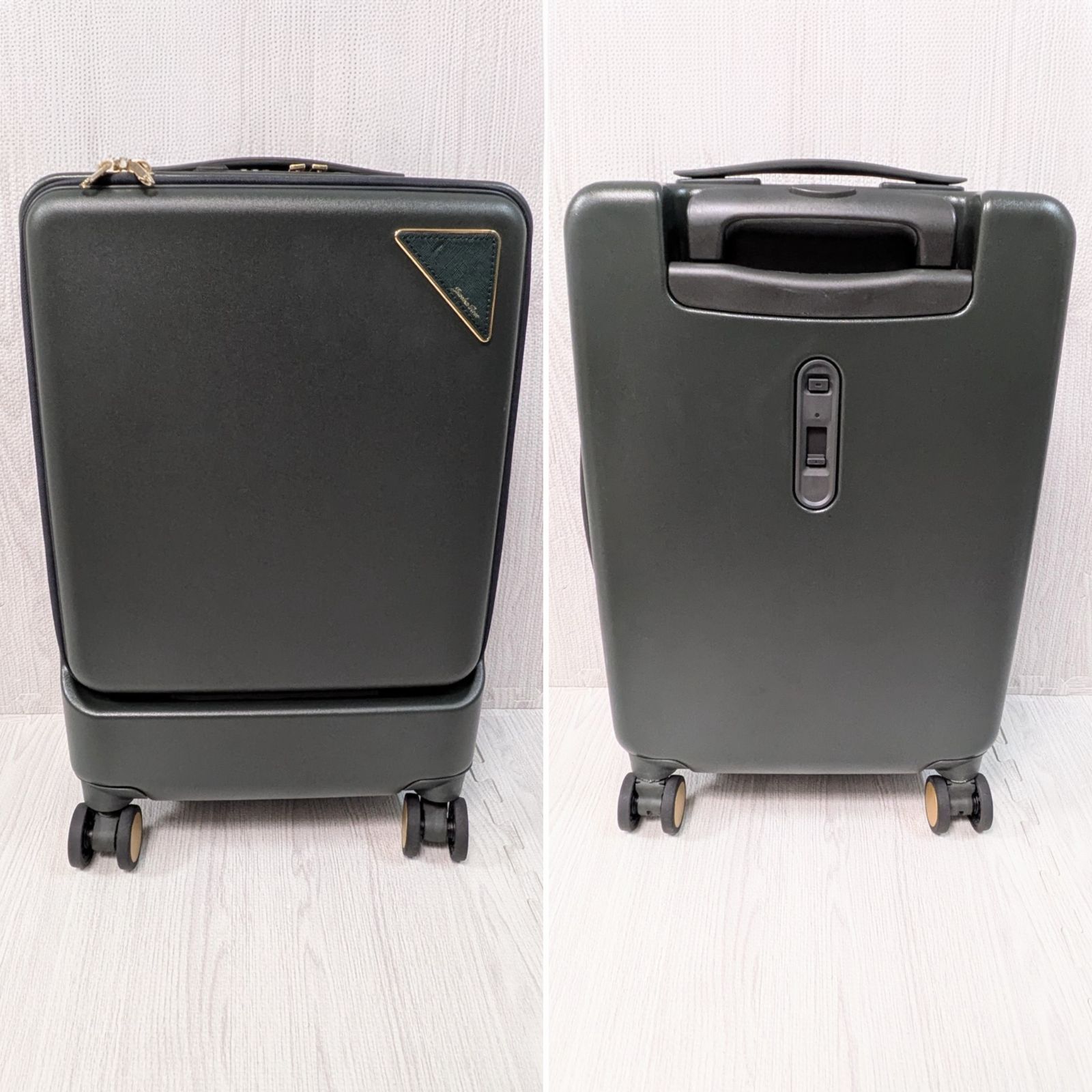 ジュエルナローズ Juwelna Rose ノマド キャリーケース 緑 USBポート 26L グリーン TSAロック