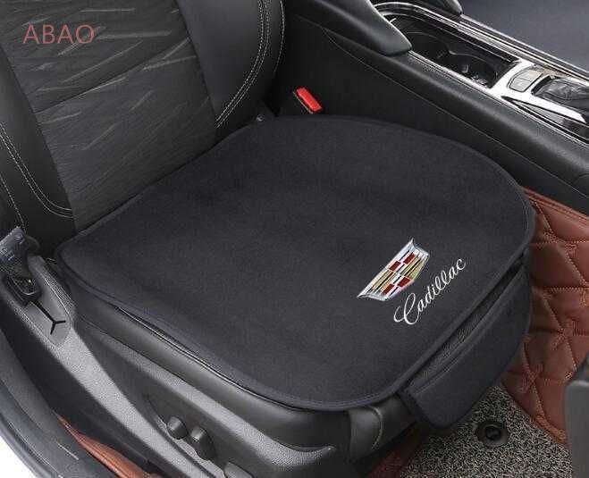 キャデラック Cadillac シートクッション シートカバーセット座布団 蒸れない シートカバー座面 座席の背もたれCT4 CT5 CT6 XT4 XT5 XT6 ATS CTS XTS四季ロゴ付 新作 キャデラック 用 シートカバーセット 前座席用2枚 座布団滑り止め