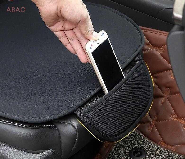 キャデラック Cadillac シートクッション シートカバーセット座布団 蒸れない シートカバー座面 座席の背もたれCT4 CT5 CT6 XT4 XT5 XT6 ATS CTS XTS四季ロゴ付 新作 キャデラック 用 シートカバーセット 前座席用2枚 座布団滑り止め