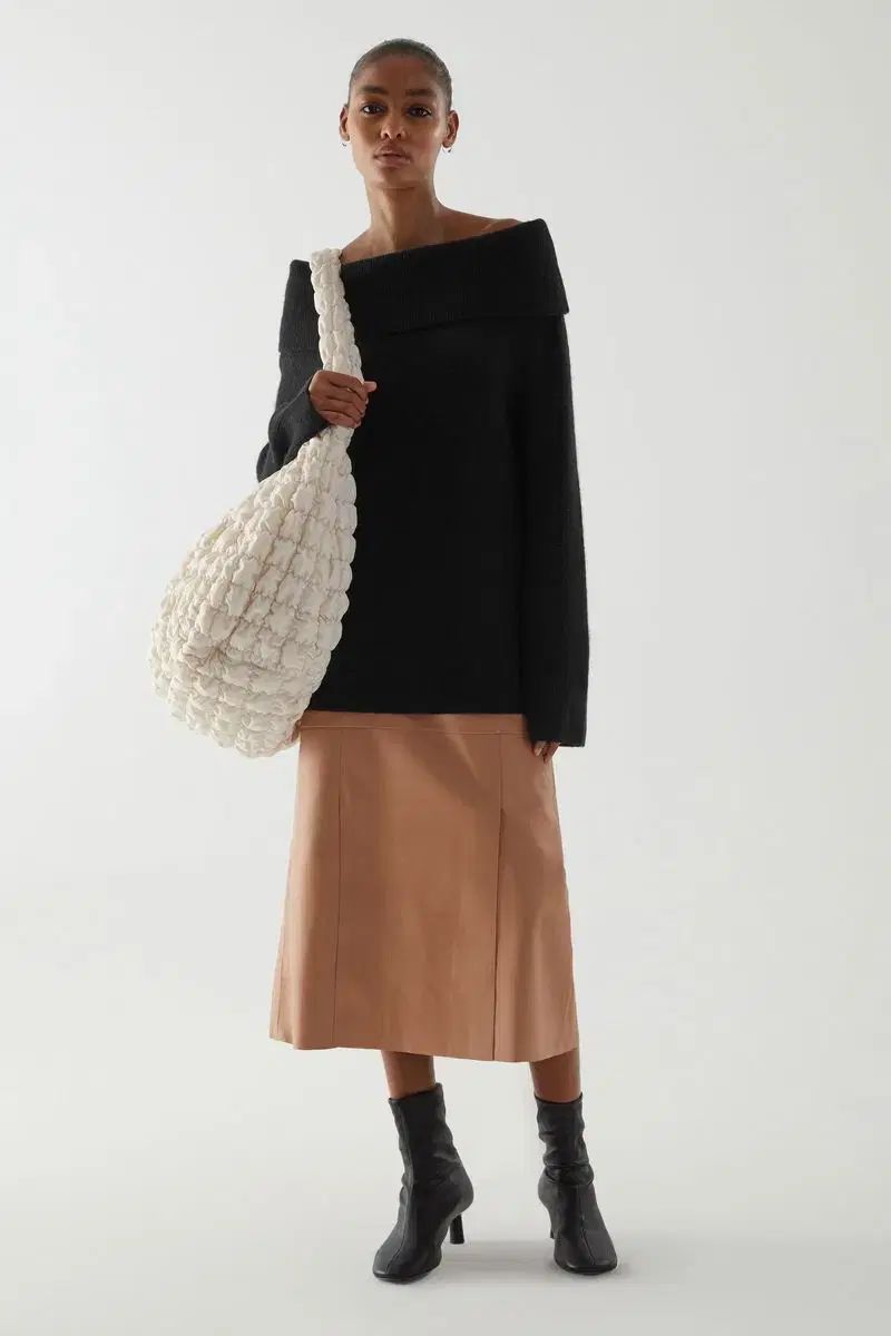 COS オフショルダー アルパカ ニット xs