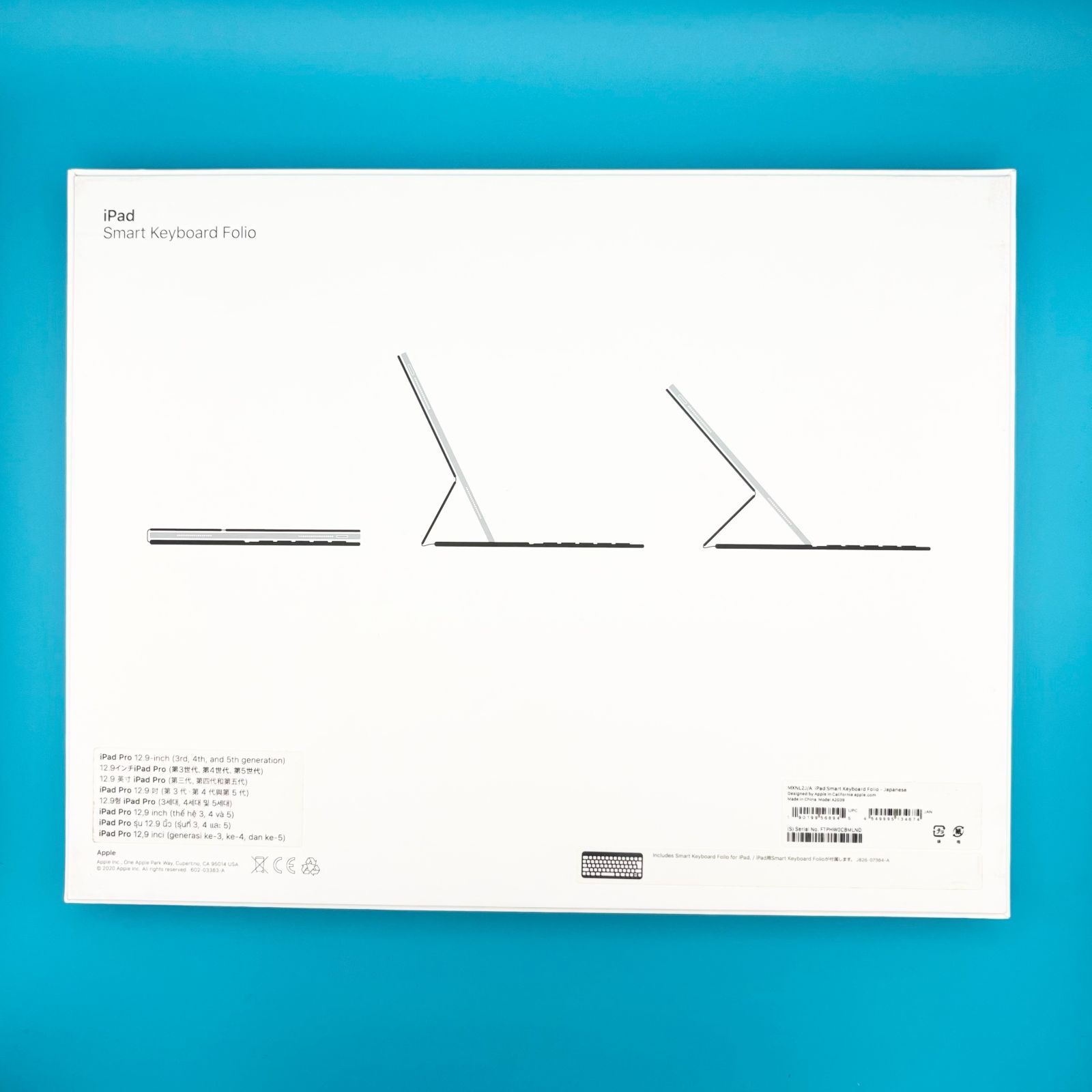  Apple iPad Smart Keyboard Folio A 2039 日本語配列 キーボード本体 キーボード