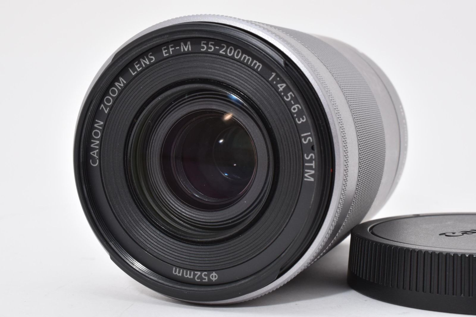 Canon EF M 55 200 mm f 4 5 6 3 IS STM Lens Silver for 上品 A