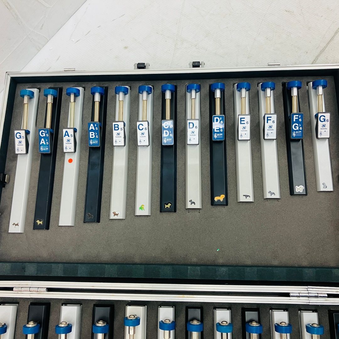 SUZUKI HB-25トーンチャイム 打楽器 ハンドベル 楽器 アルミ合金 鈴木楽器製作所 C10573344