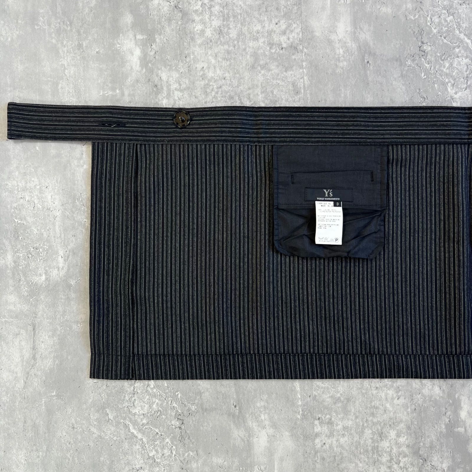 ラップミニスカート ストライプ