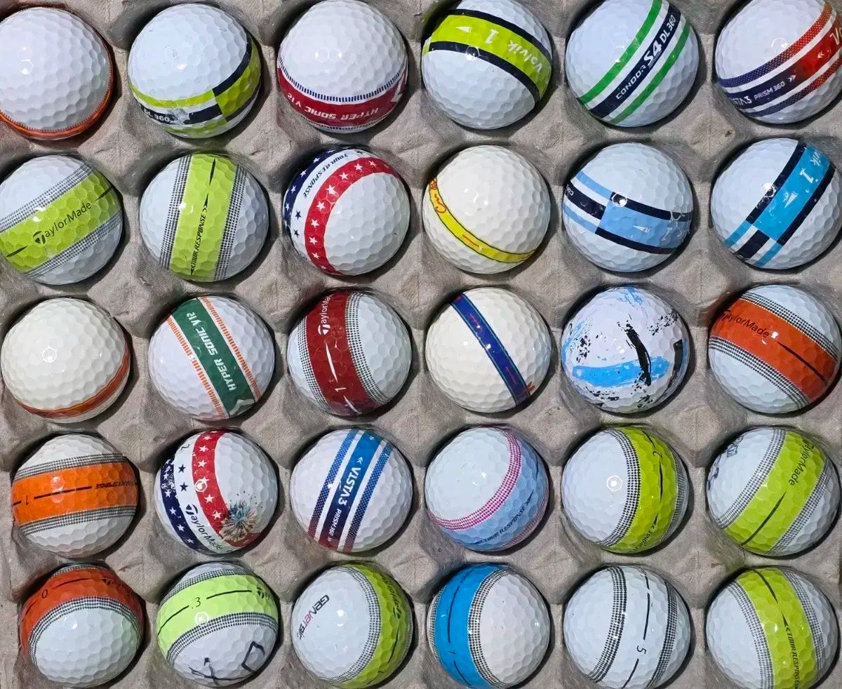 テーラーメイド ツアーレスポンス ストライプ トゥー Volvik ボルビック コンドル ロストボール 30個