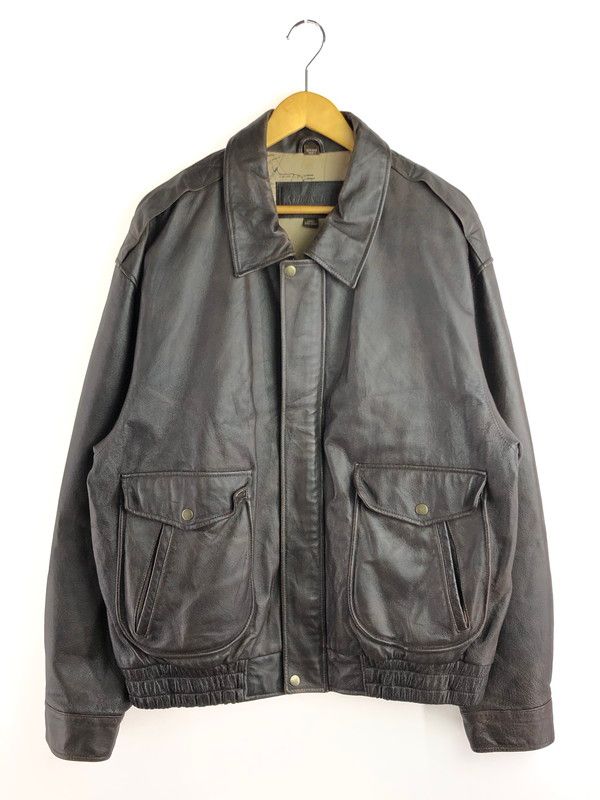 品 ST JOHN S BAY セントジョンズ ベイ A-2 LEATHER JACKET A-2 レザージャケット アウター 146-251103-rt-04-tag