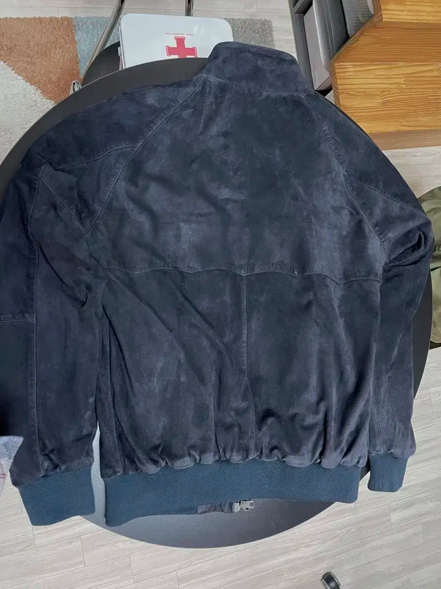 バラクータ スウェード ジャケット ネイビー 42サイズ