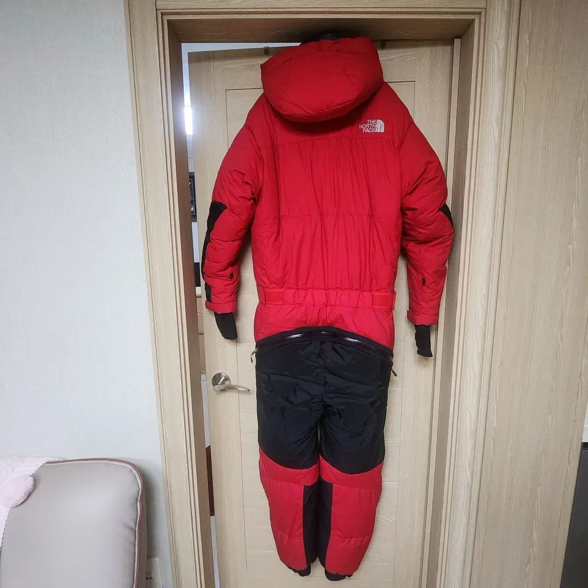 ザノースフェイス ヒマラヤ オールインワン レッド M