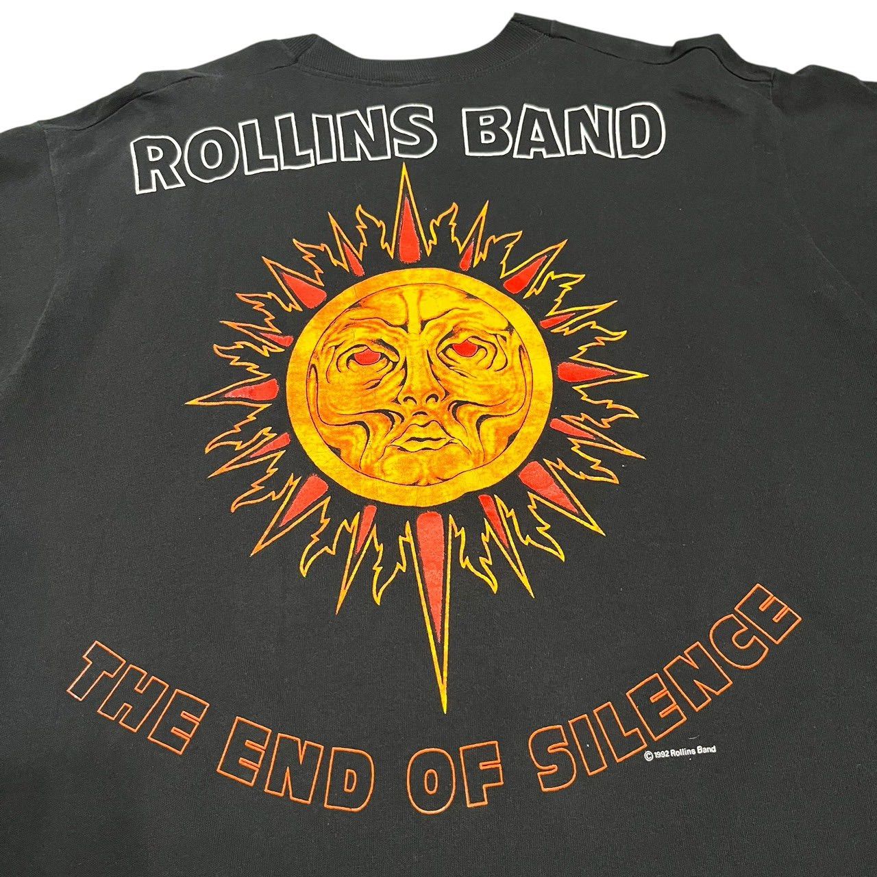 90s ビンテージ ROLLINS BAND 両面プリント バンド Tシャツ L ブラック