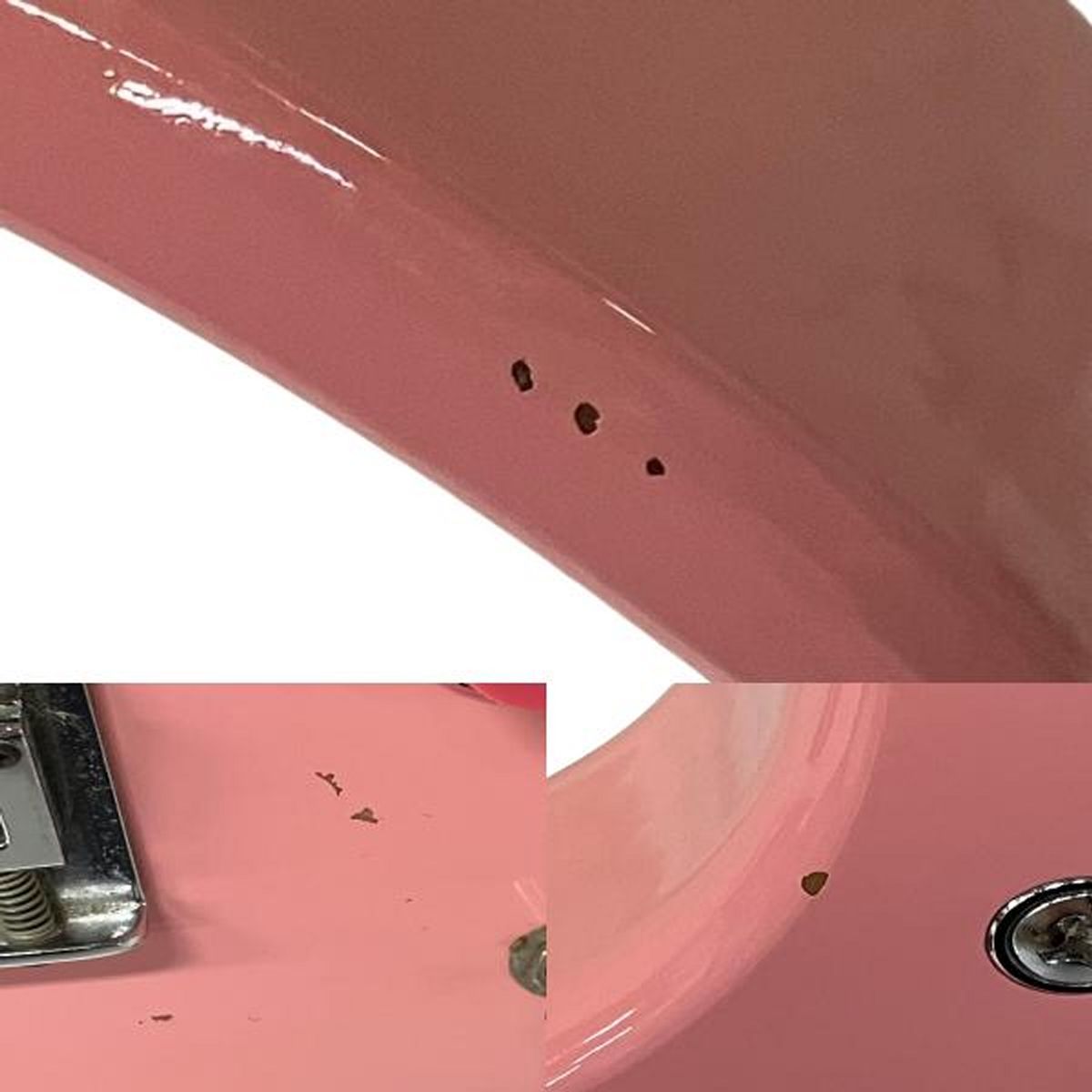 ピンク エレキギター