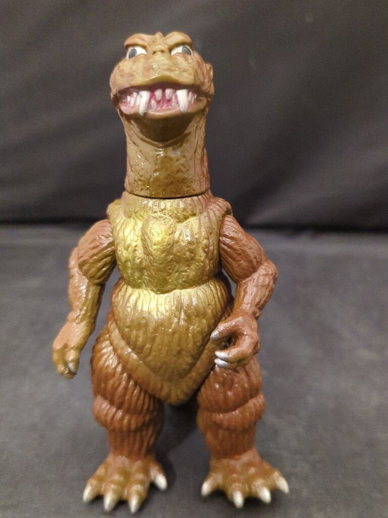 マーミット ゴジラ2 茶成型 金塗装