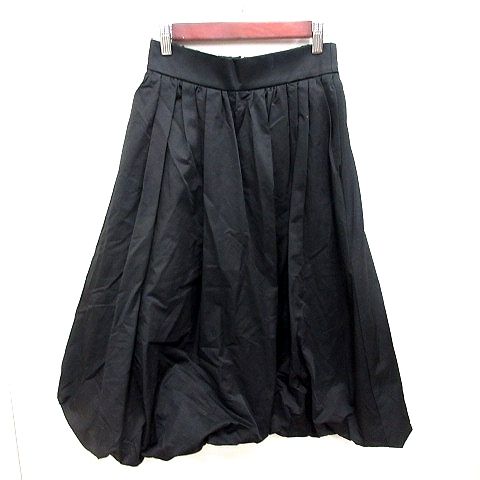 イデアルーチェ iDea Luce スカート フレア ロング F 黒