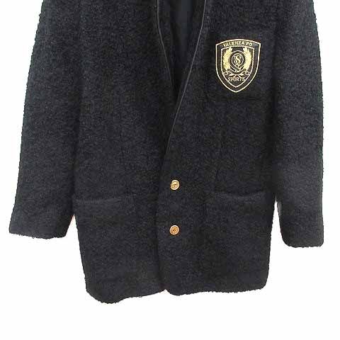 バレンザポースポーツ VALENZA PO SPORTS トップス カーディガン サイズ40 M ダークグレー レディース ロング丈/ラインストーン 美品 バレンザスポーツVALENZAショートパンツ 日本製 刺繍ロゴ ブラック 38