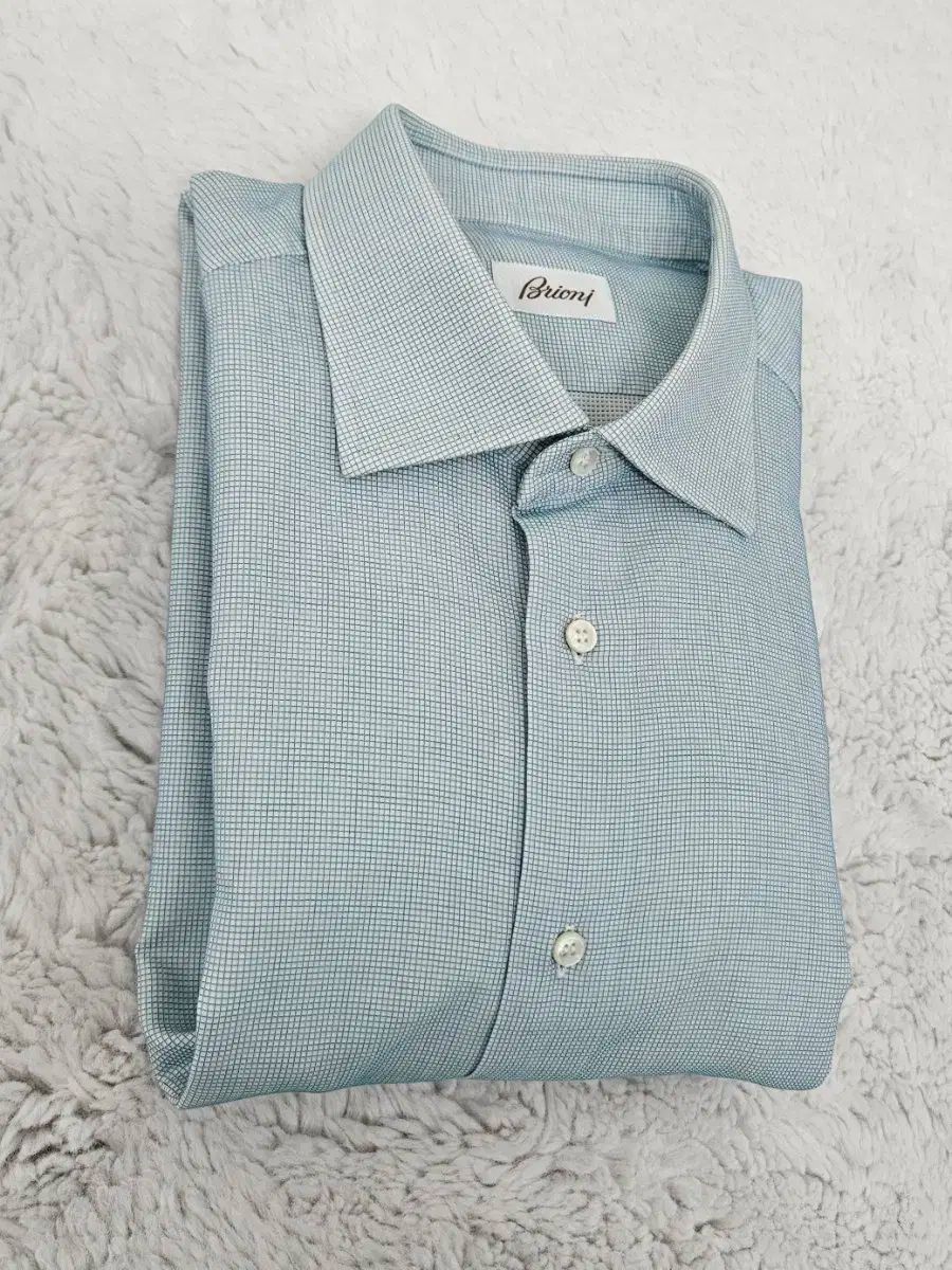 ブリオーニ マイクロ チェックシャツ その他 長袖シャツ シャツ