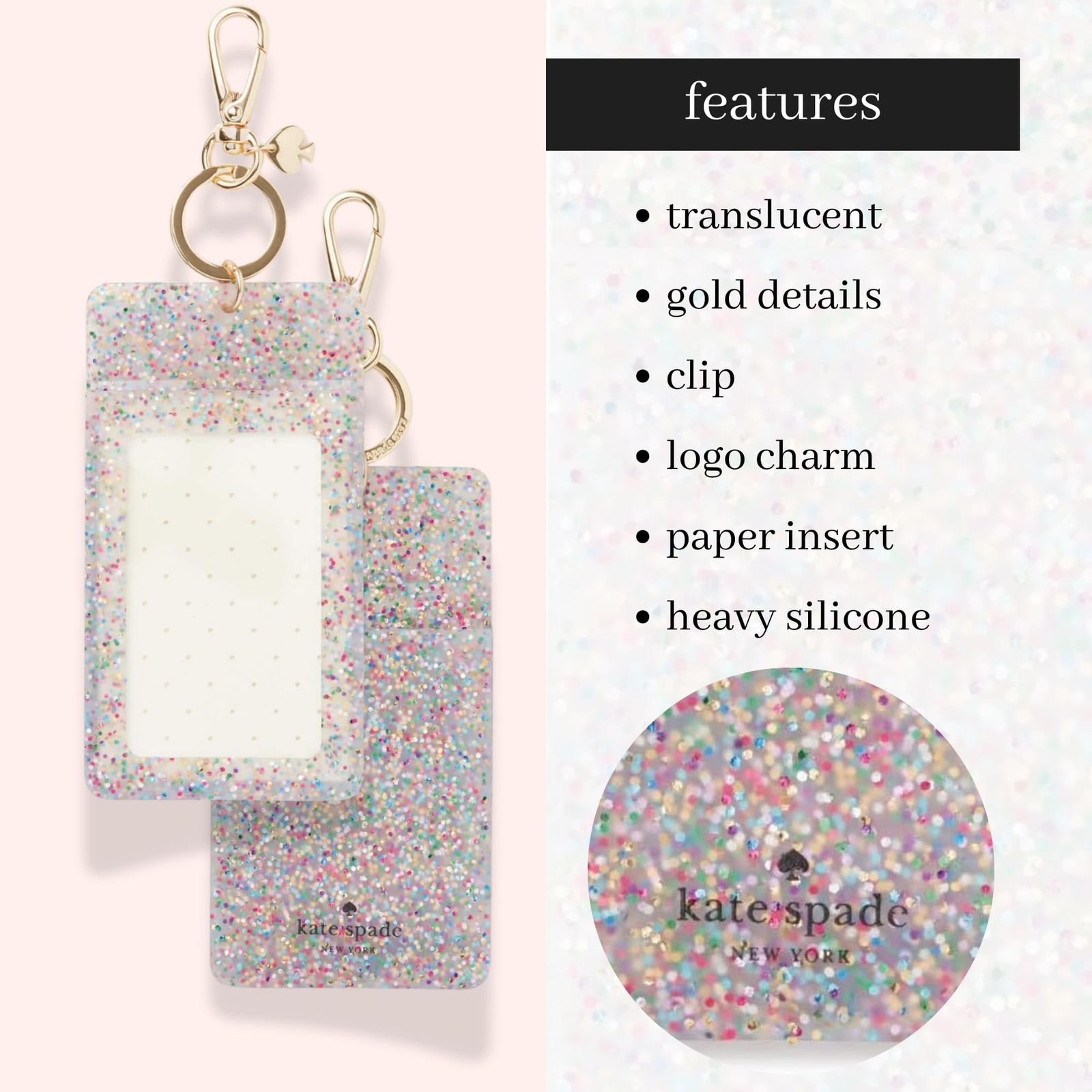 Kate spade ケイトスペード Why Hello There 166459 IDケース [並行