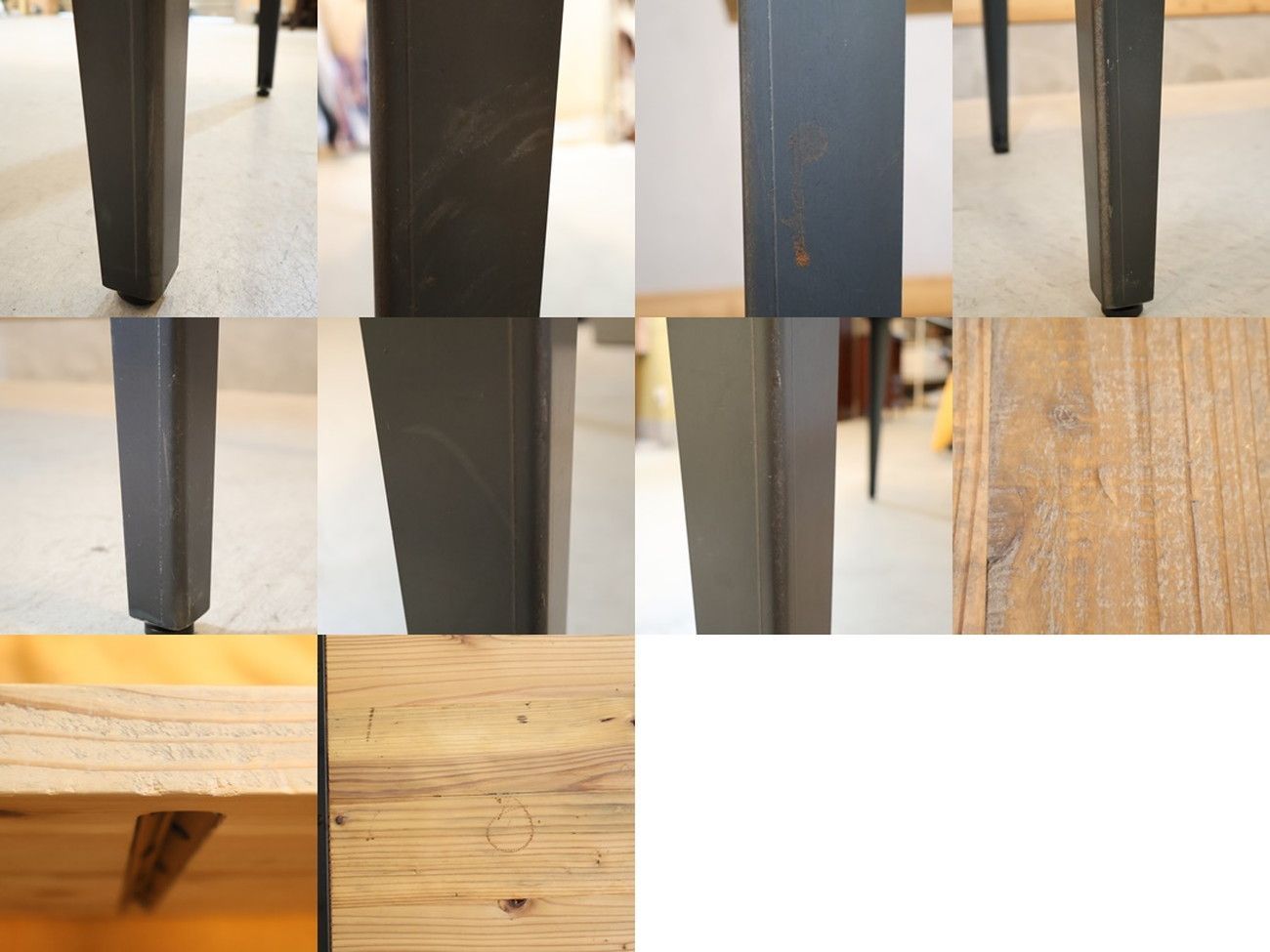 テーパーレッグテーブル ダイニングテーブル