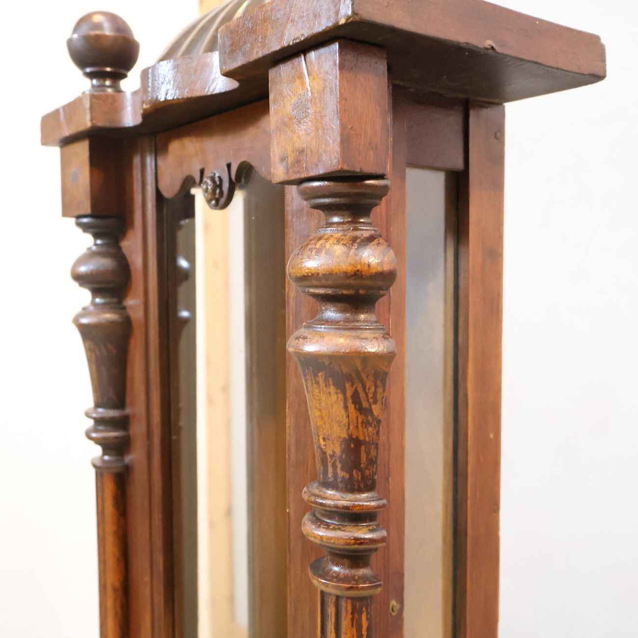 マホガニー材 時計キャビネット