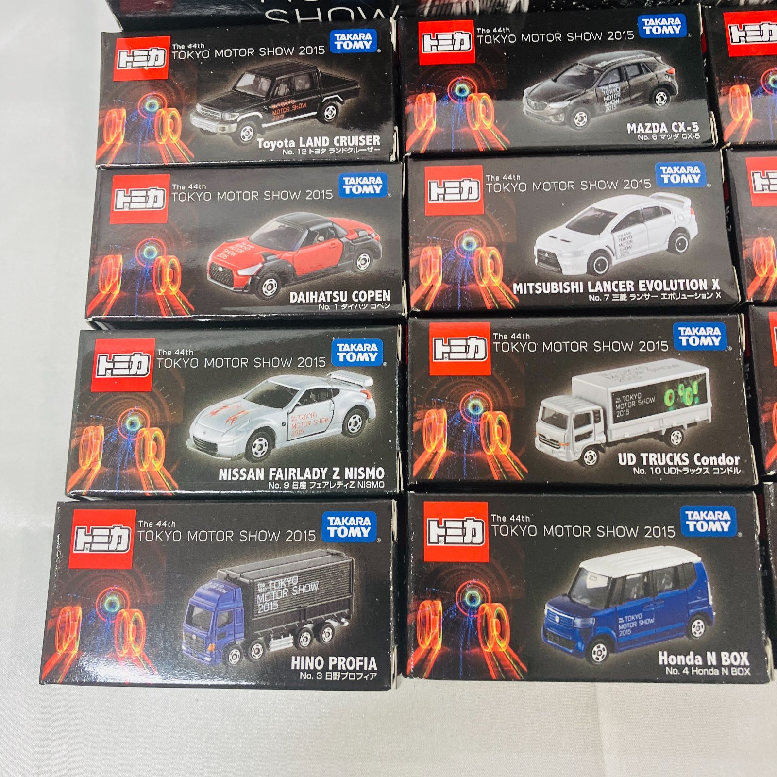 A【未開封】第44回東京モーターショー2015 開催記念トミカ 12台