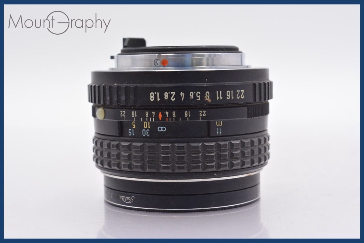 実用 ペンタックス PENTAX SMC PENTAX 55mm F1.8 前後キャップ-レンズフィルター付 完動 同梱可 am444