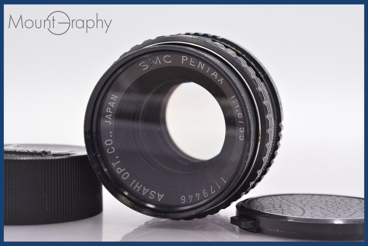 実用 ペンタックス PENTAX SMC PENTAX 55mm F1.8 前後キャップ-レンズフィルター付 完動 同梱可 am444