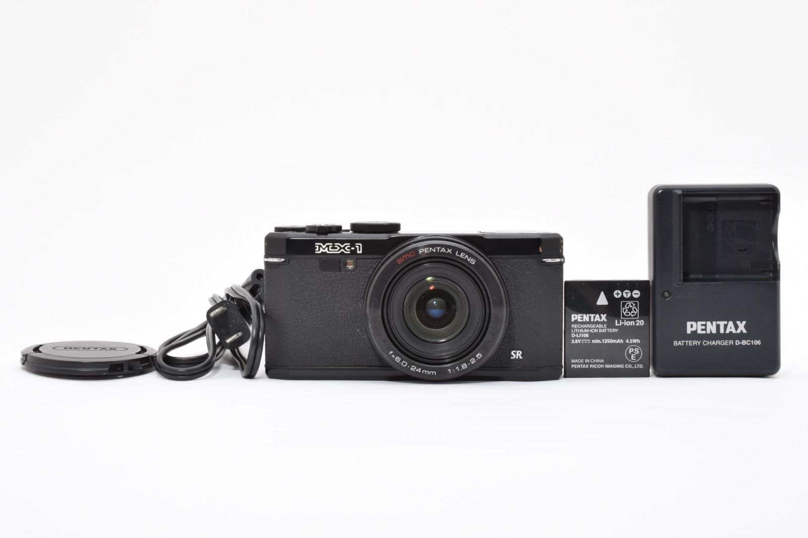 PENTAX MX-1 Classic Black 12.0 MP Digital Camera [現状品] #A