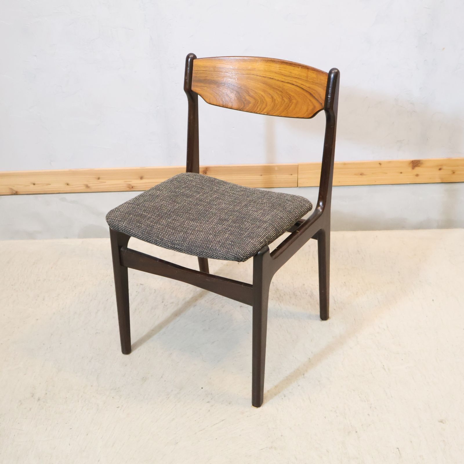 Erik Buch エリック バック ローズウッド ダイニングチェア 北欧家具 デンマーク サイドチェア ヴィンテージ ナチュラル モダン