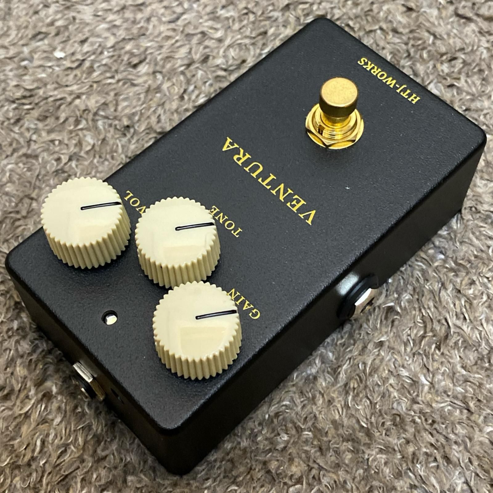 尾張小牧店 楽器 HTJ-WORKS エイチティージェイワークス エフェクター VENTURA OVER DRIVE Black Color 472