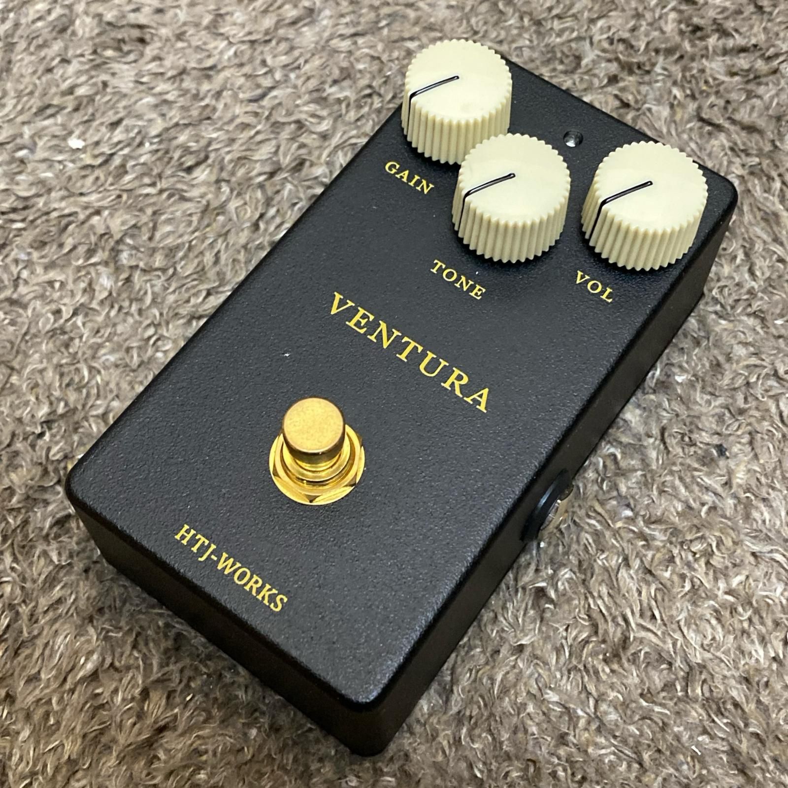 尾張小牧店 楽器 HTJ-WORKS エイチティージェイワークス エフェクター VENTURA OVER DRIVE Black Color 472