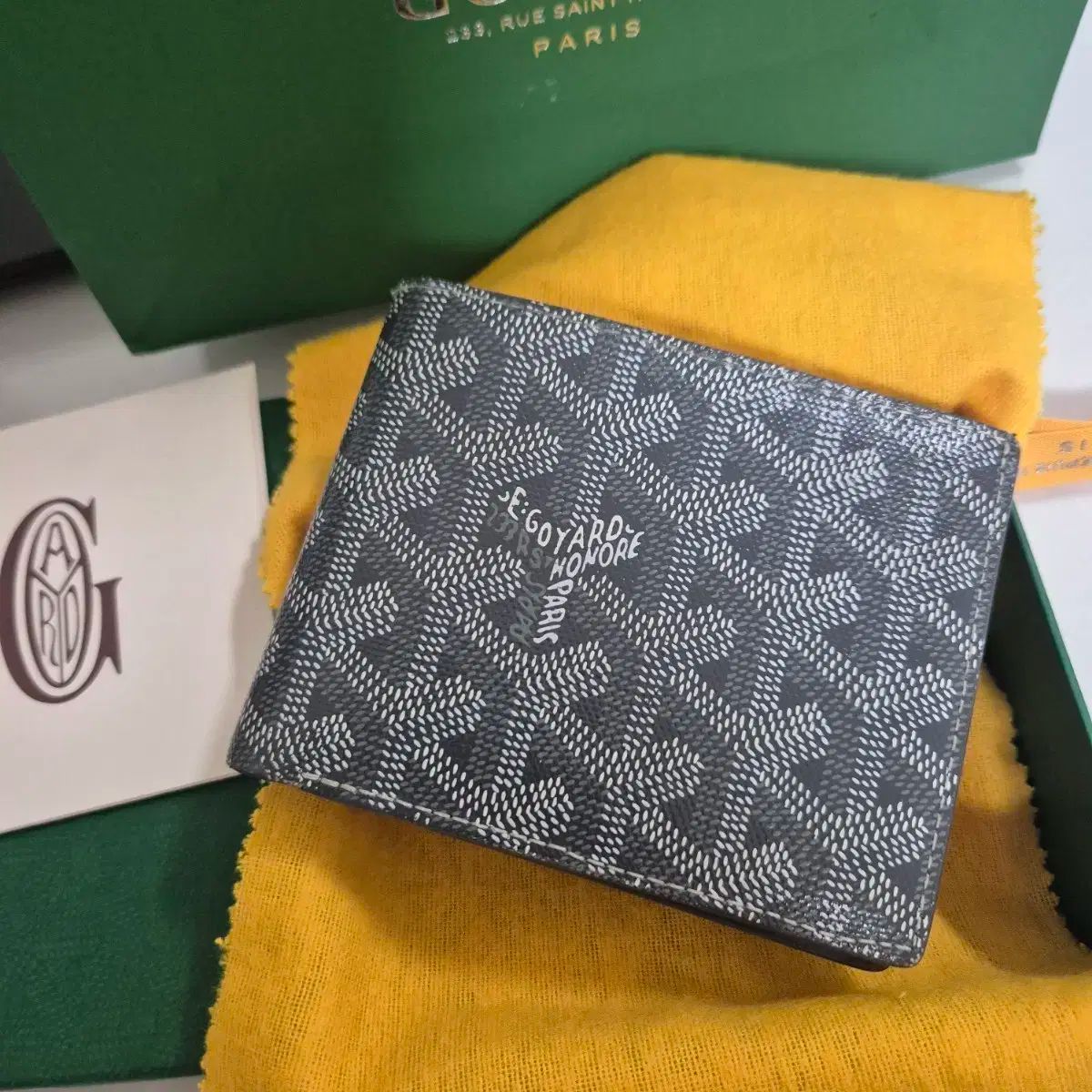 Masion Goyard ゴヤール BIG トゥワール 二つ折り財布 グレー