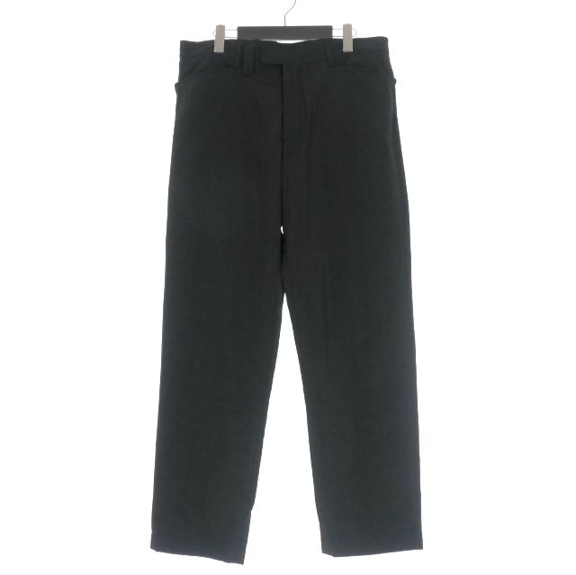 アランミクリ alain mikli フランス製 ナイロンパンツ スラックス 42 ブラック 黒 FH0624 正規