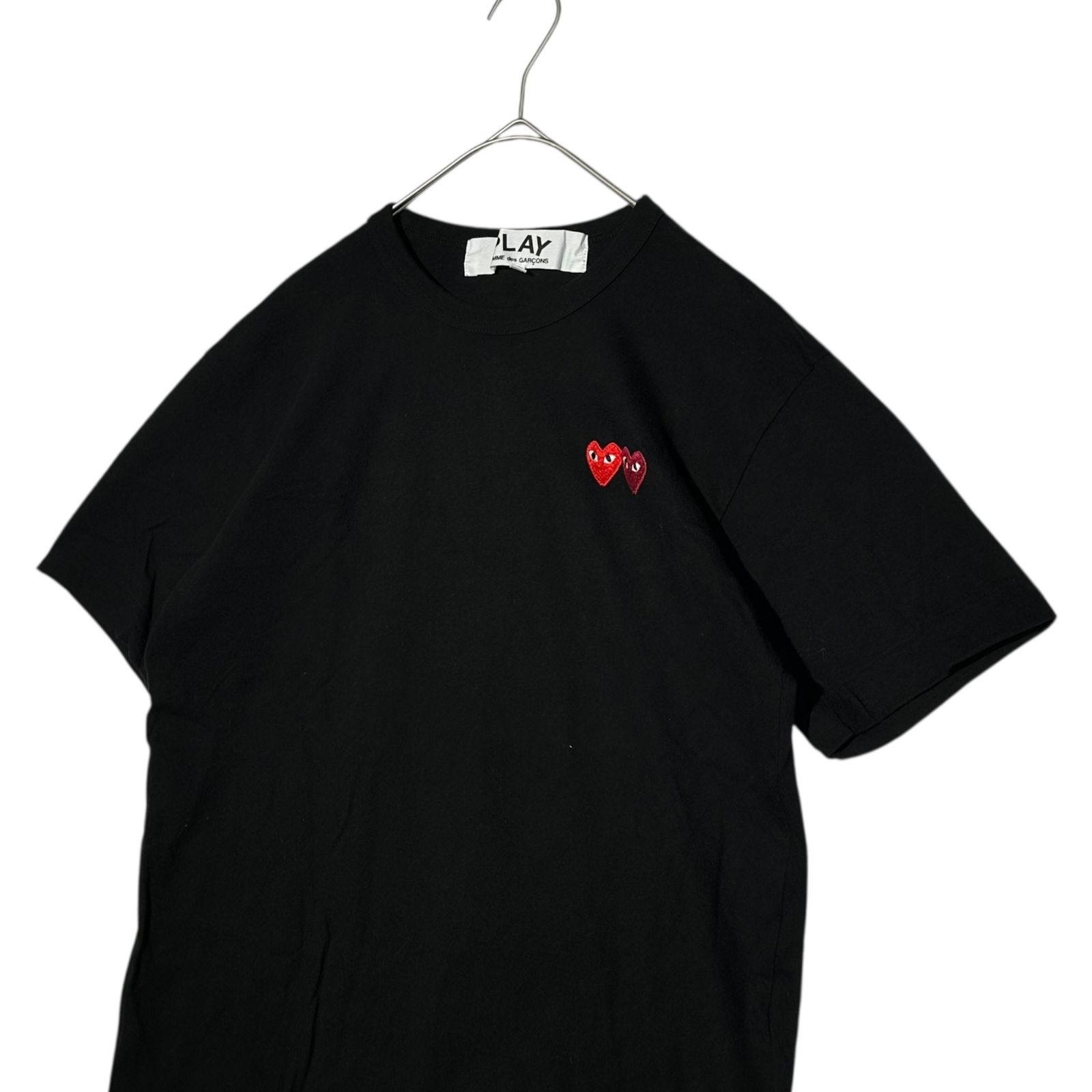 PLAY COMME des GARCONS(プレイコムデギャルソン) T-SHIRT WITH DOUBLE 