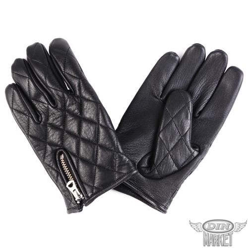  CLASSIC Diamond Stitch レザーグローブ ggmc 02 グローブ バイクウェア 装備