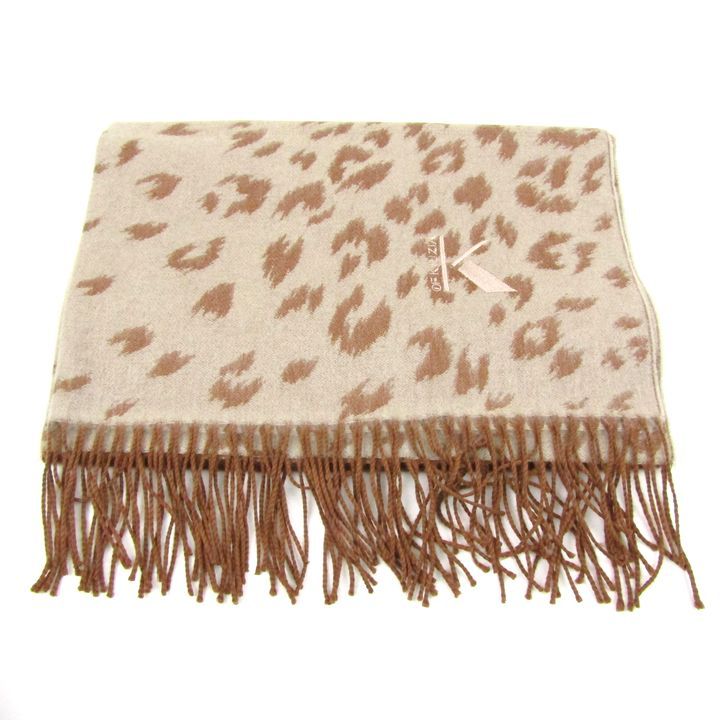 K・オブ・クリツィア ストール カシミヤ ウール レオパード柄