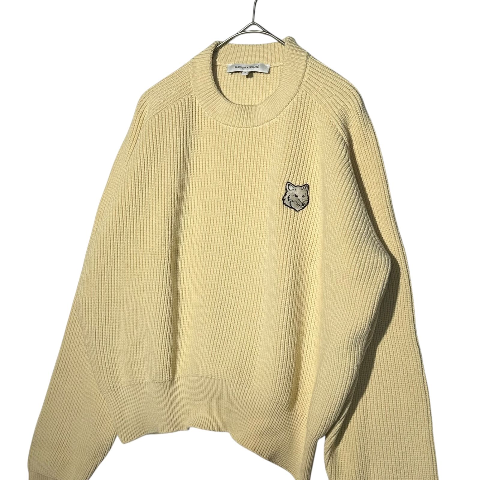 Maison Kitsune(メゾンキツネ) Foxhead C/N Crew Neck Knit フォックス 