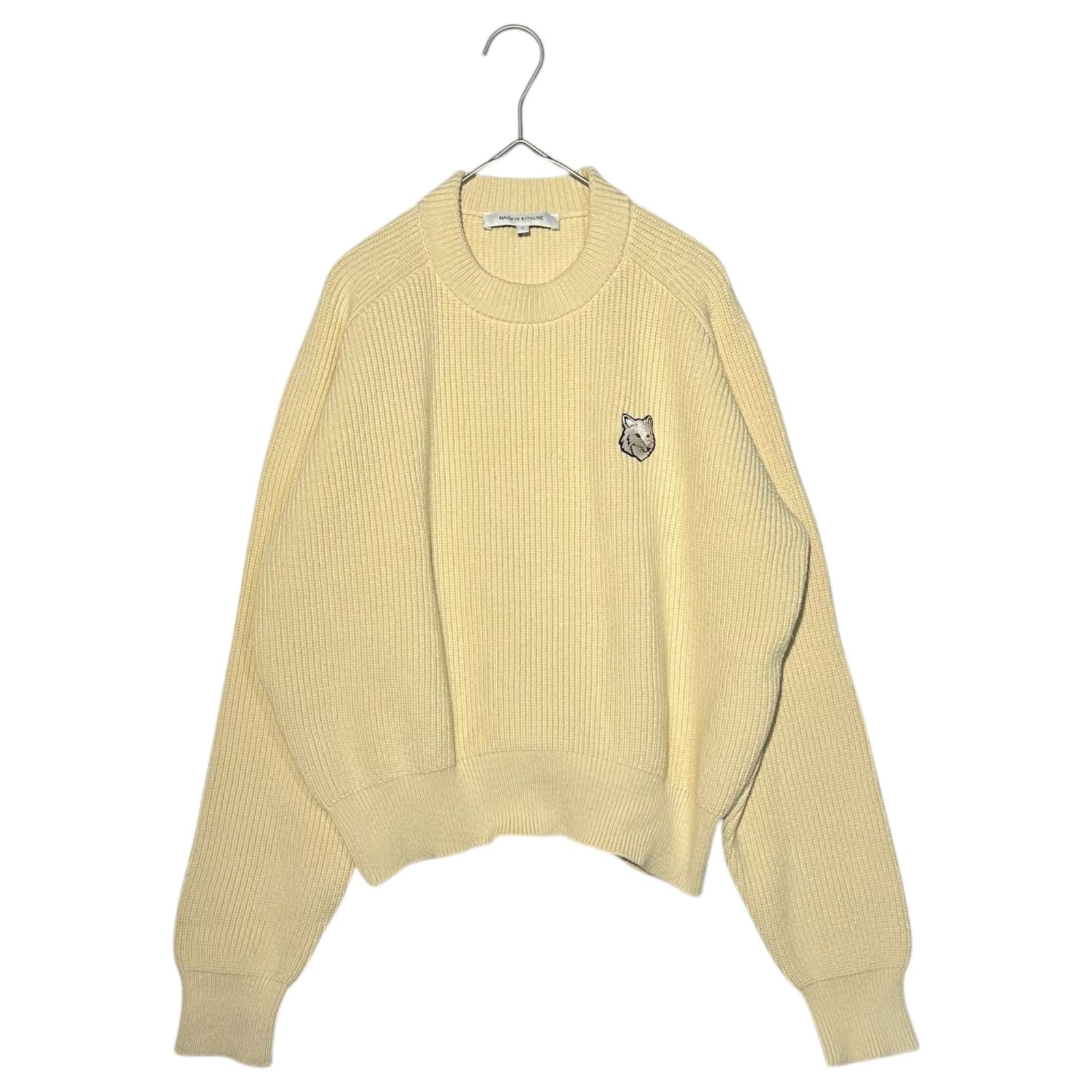 Maison Kitsune(メゾンキツネ) Foxhead C/N Crew Neck Knit フォックス 