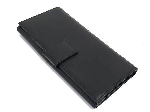 GUCCI グッチ 143389 レザー 二つ折り 長財布 ウォレット 札入れ 小銭入れ カード入れ メンズ ブラック系 FU 2108