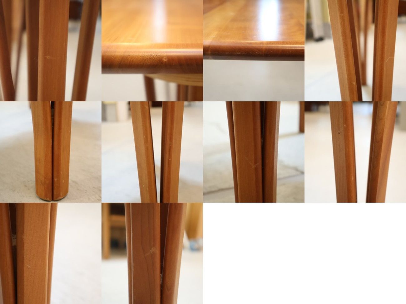 HASLEV ハスレヴ チェリー材 カフェテーブル コーヒーテーブル スクエア デンマーク シンプル ナチュラル ヴィンテージ 北欧家具 MARWIL-DEMENAGEMENTS_CH