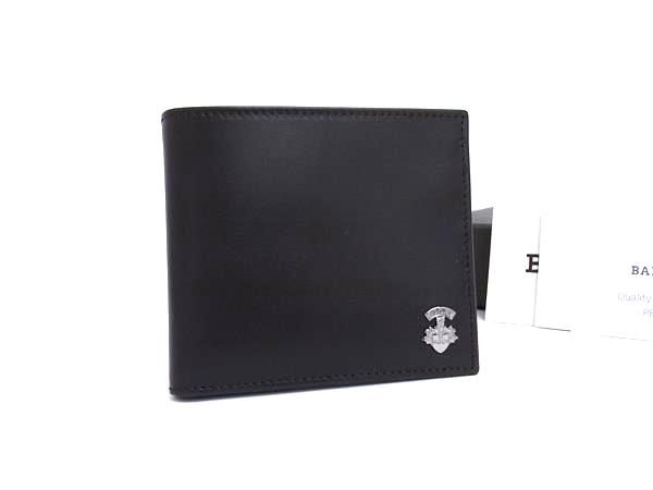 BALLY バリー レザー 二つ折り 財布 ウォレット 札入れ カード入れ メンズ ダークブラウン系 BP5089