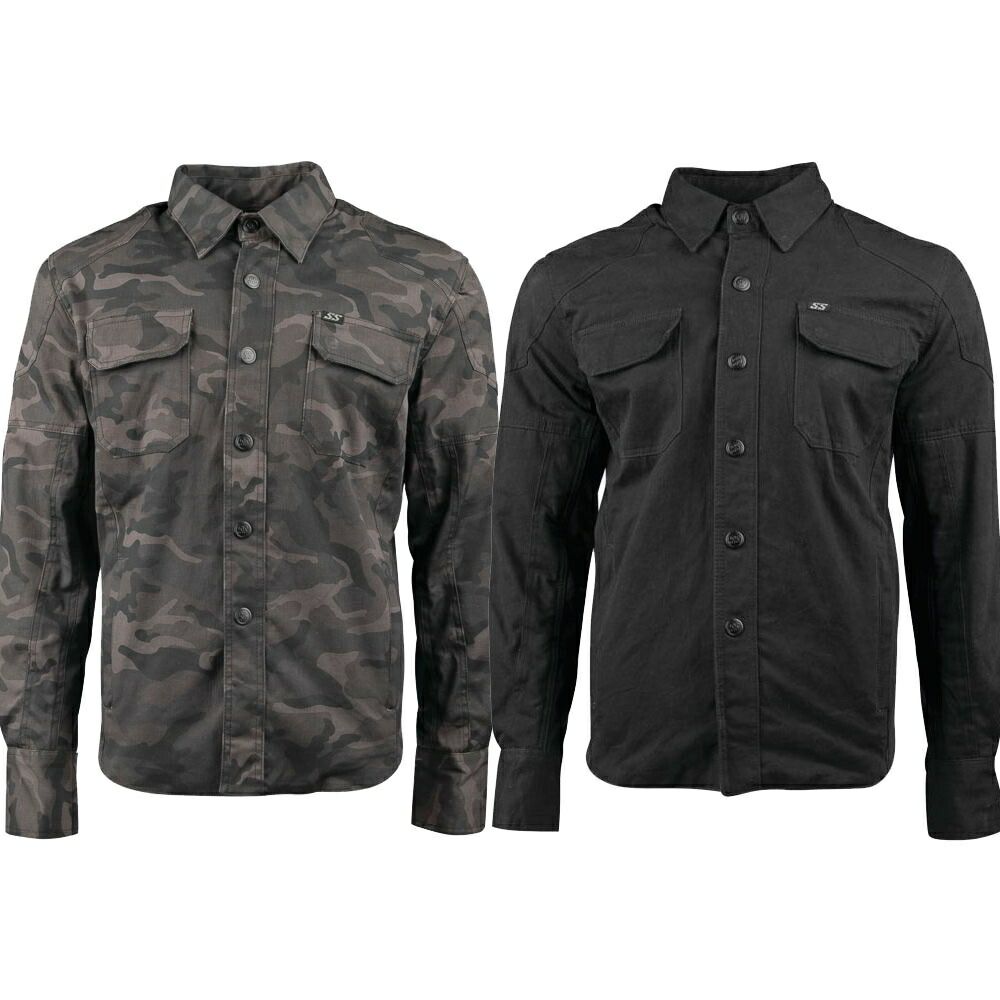 Men s Call To Arms 2.0 Moto Shirt カモ ブラック