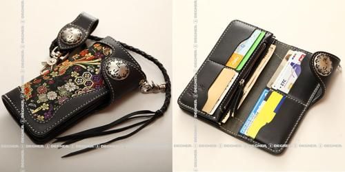 花山レザーウォレット