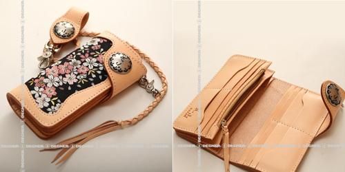  W-9 AK 花山レザーウォレット その他 バイクウェア 装備