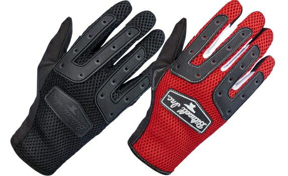 Anza Gloves -Black - Red Black