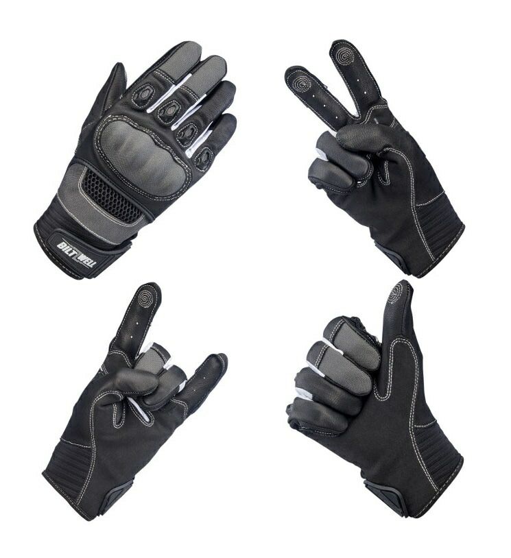 Bridgeport Gloves -Gray Black - Chocolate