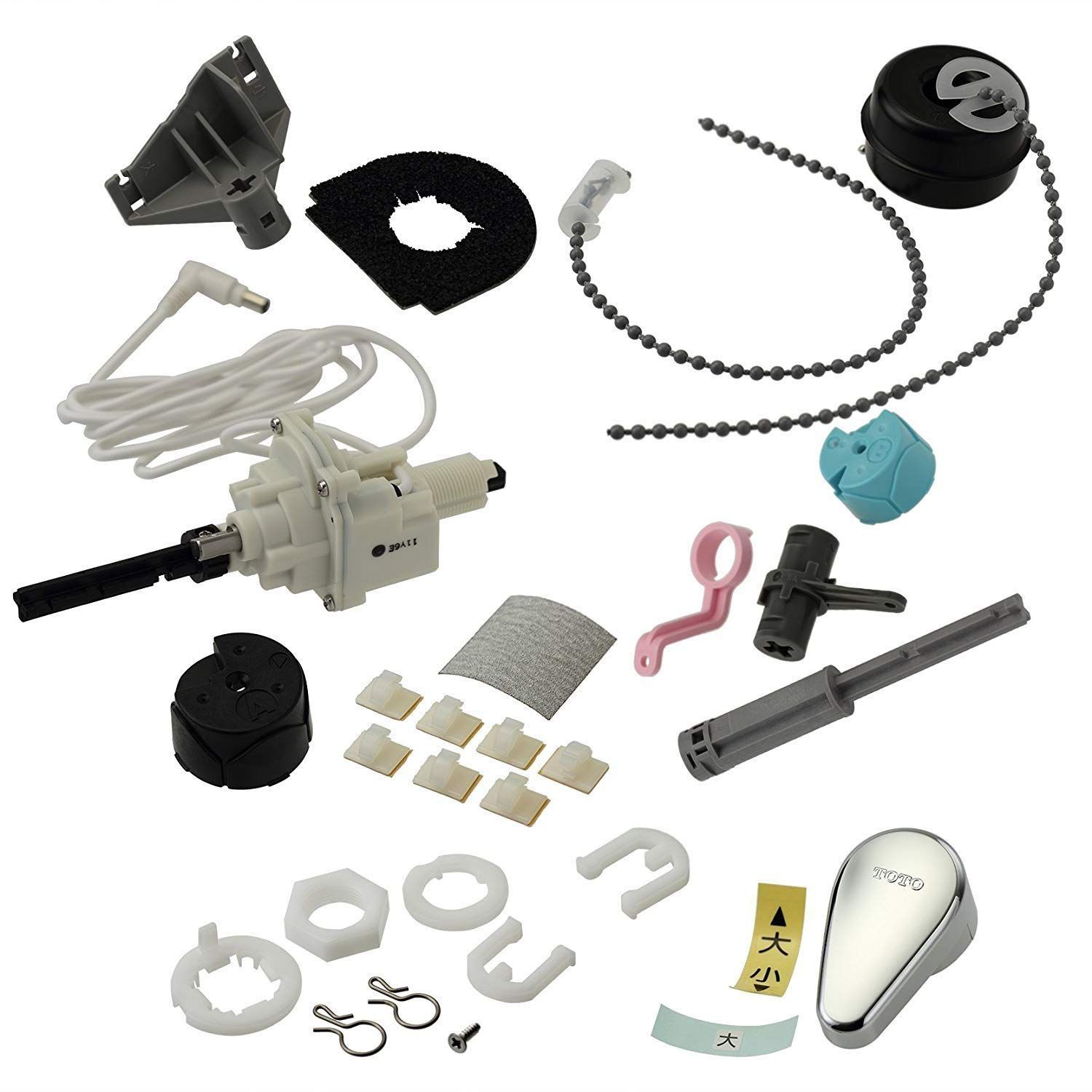 TOTO ウォシュレット アプリコット用便器洗浄ユニット 密結便器右ハンドル用 クローム 20×8×6cm TCA321