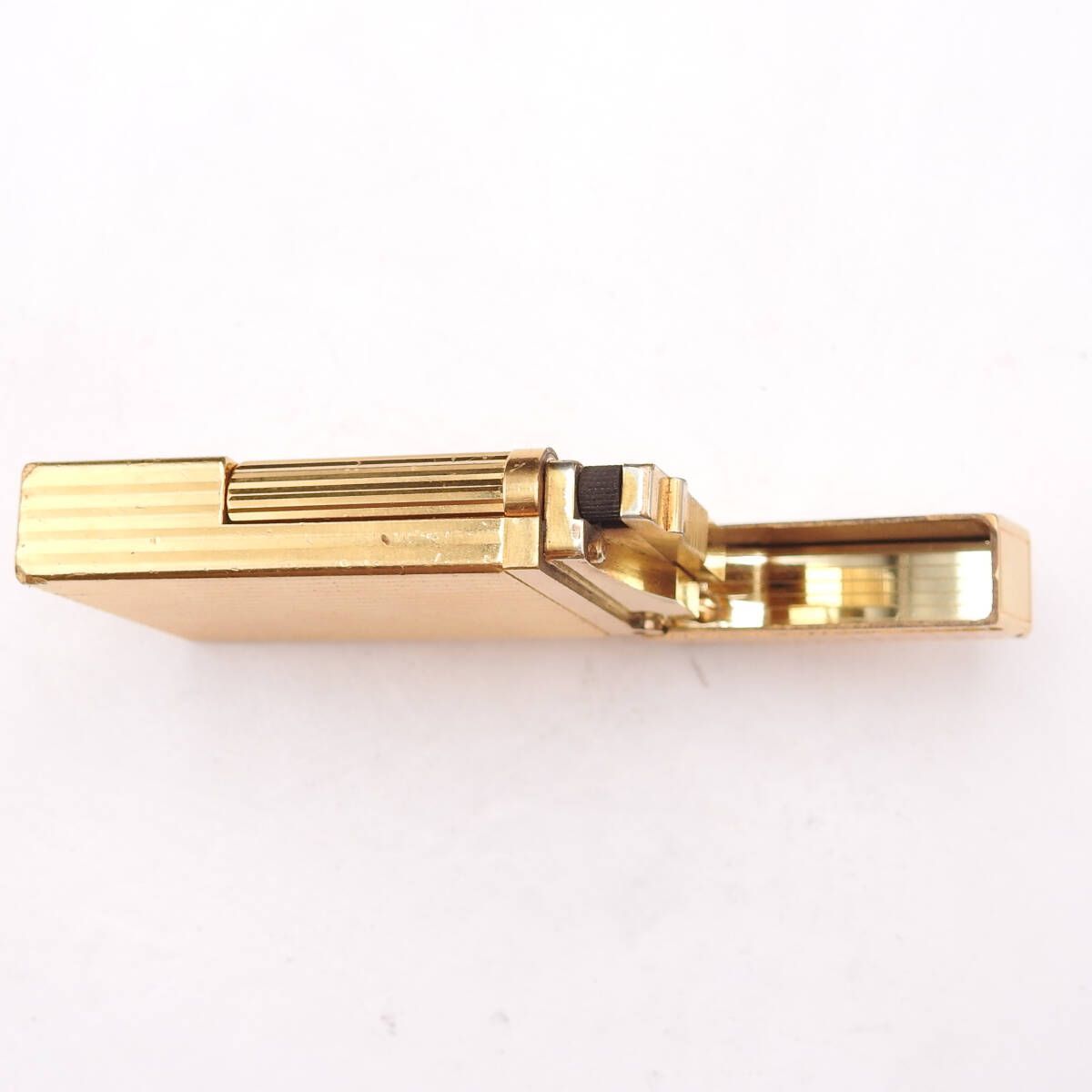  着火未 S.T Dupont ライン2 ガスライター ゴールド ️Aランク 火花 済み ライター本体 喫煙具 ライター