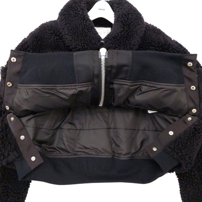サカイ sacai 美品 23AW Faux Shearling Blouson ブルゾン ボア