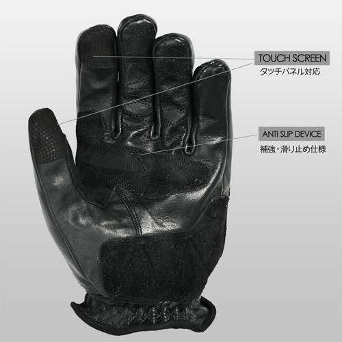 REBEL バイク用 レザーグローブ