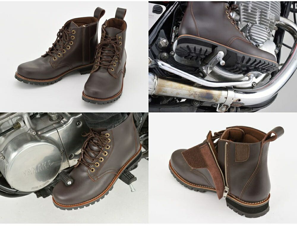 HBS-003 ショートブーツ ダークブラウン