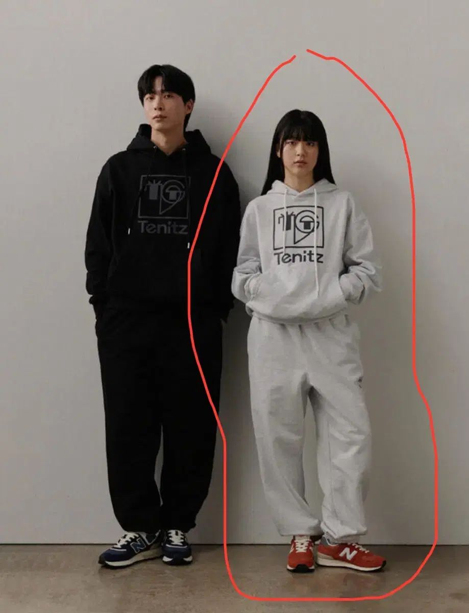 シン ジュヒョプ X Tenitz スウェット セットアップ - メランジュグレー